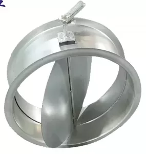 Amortisseur de contrôle du volume d'air rond