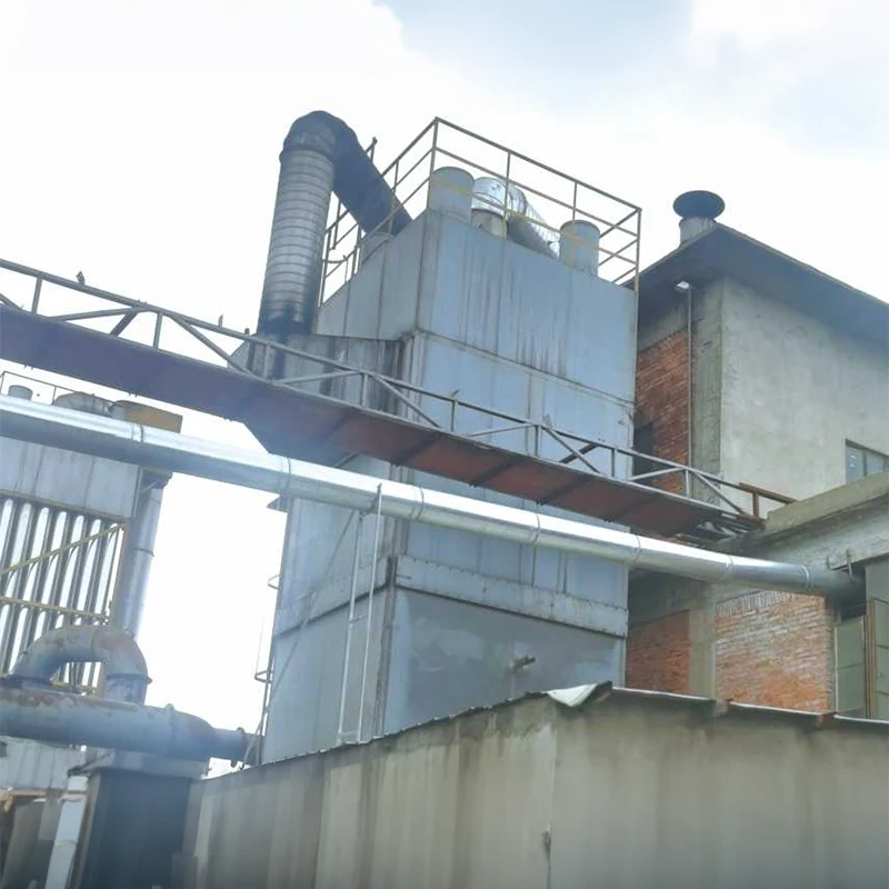 Équipement de traitement des gaz résiduaires pour le recyclage du plastique par pyrolyse